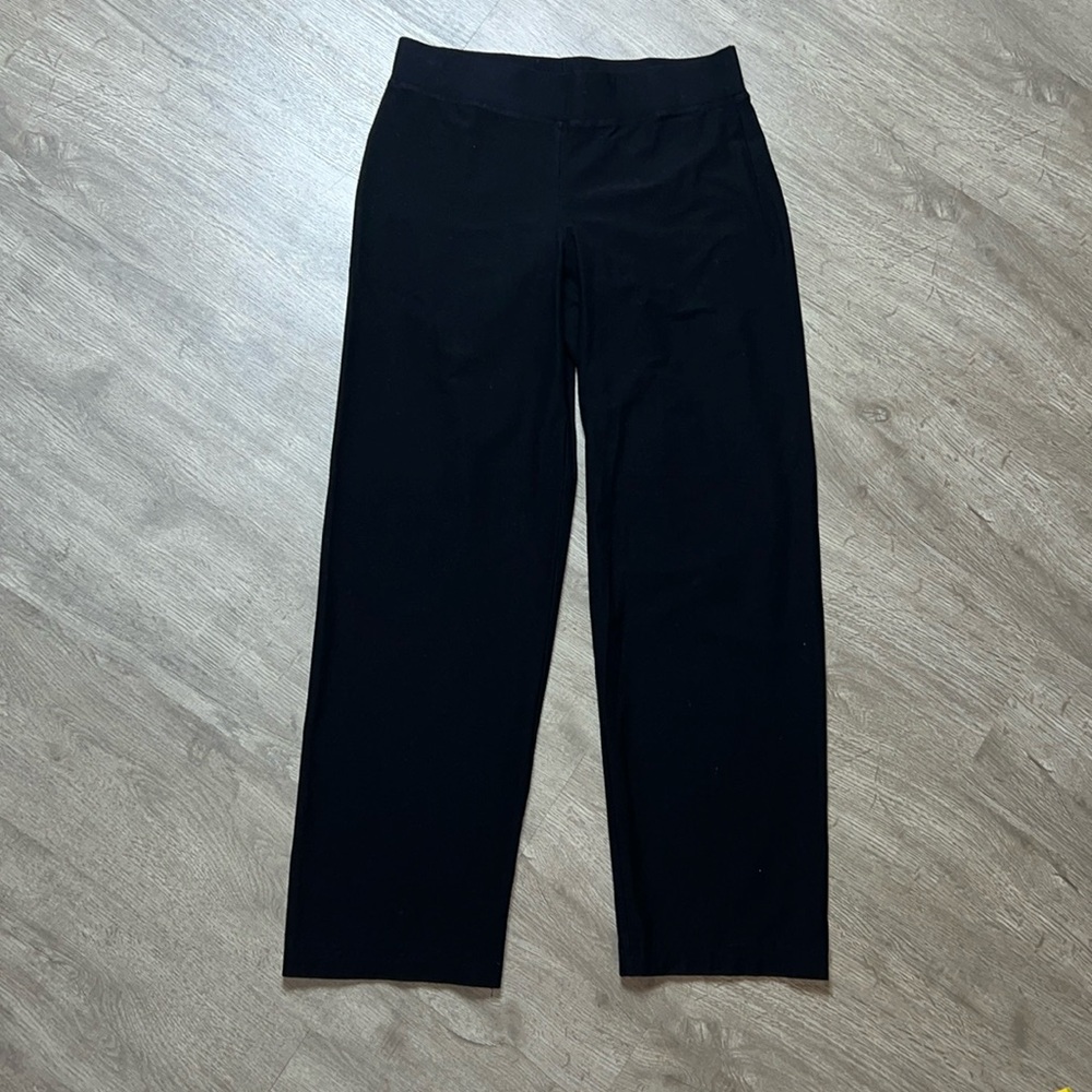 Eileen Fisher Straight Leg Pants Black